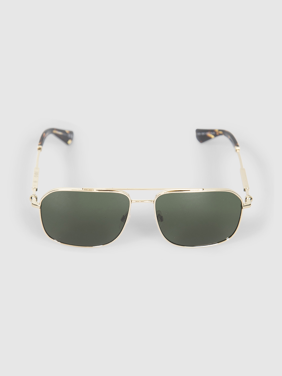 Burberry Green Tinted Square Sunglasses