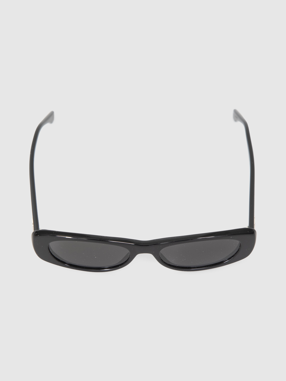 Fendi Black FF Squared Oval Sunglasses
