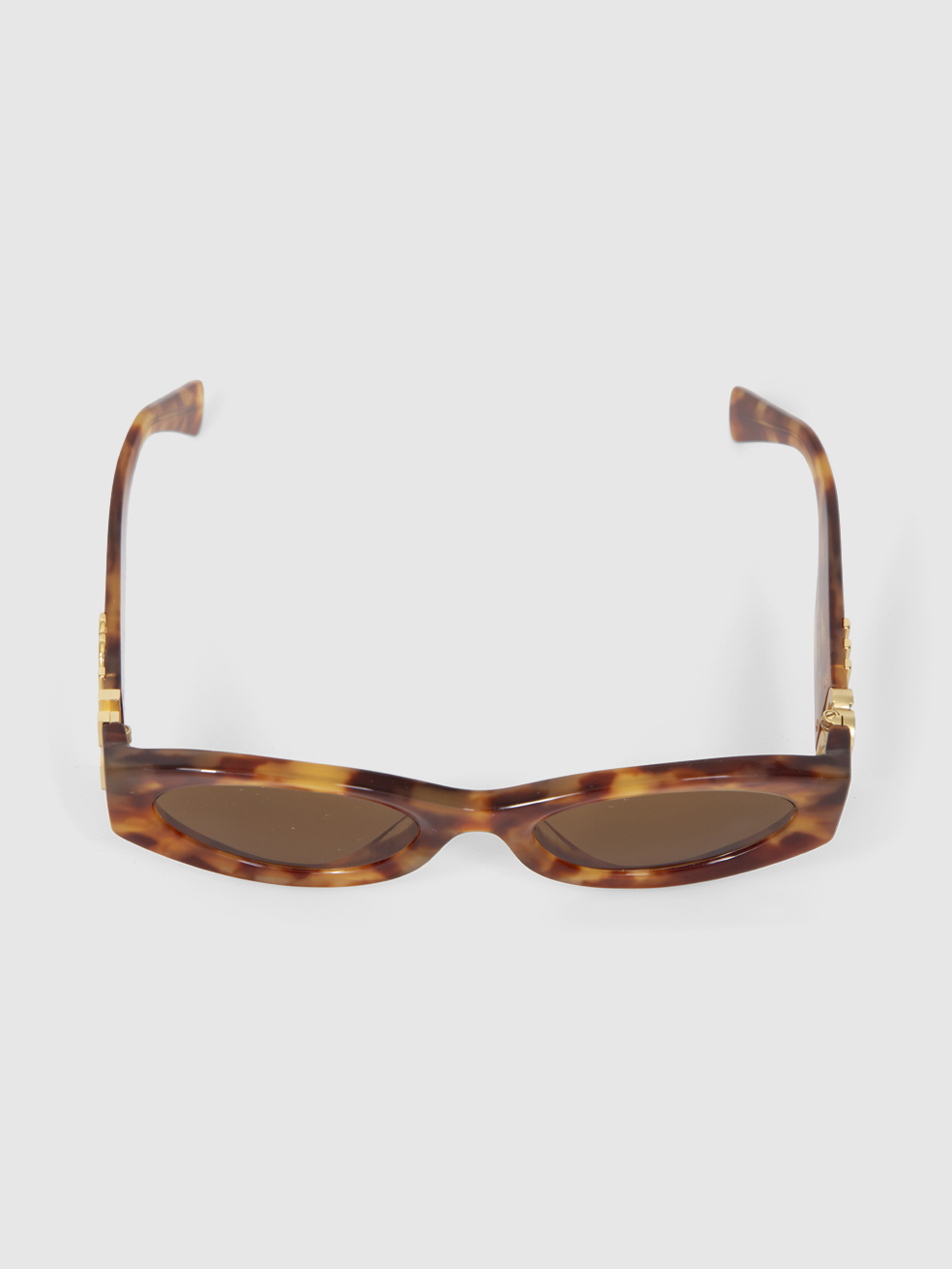 Miu Miu Havana Tortoiseshell Oval Sunglasses