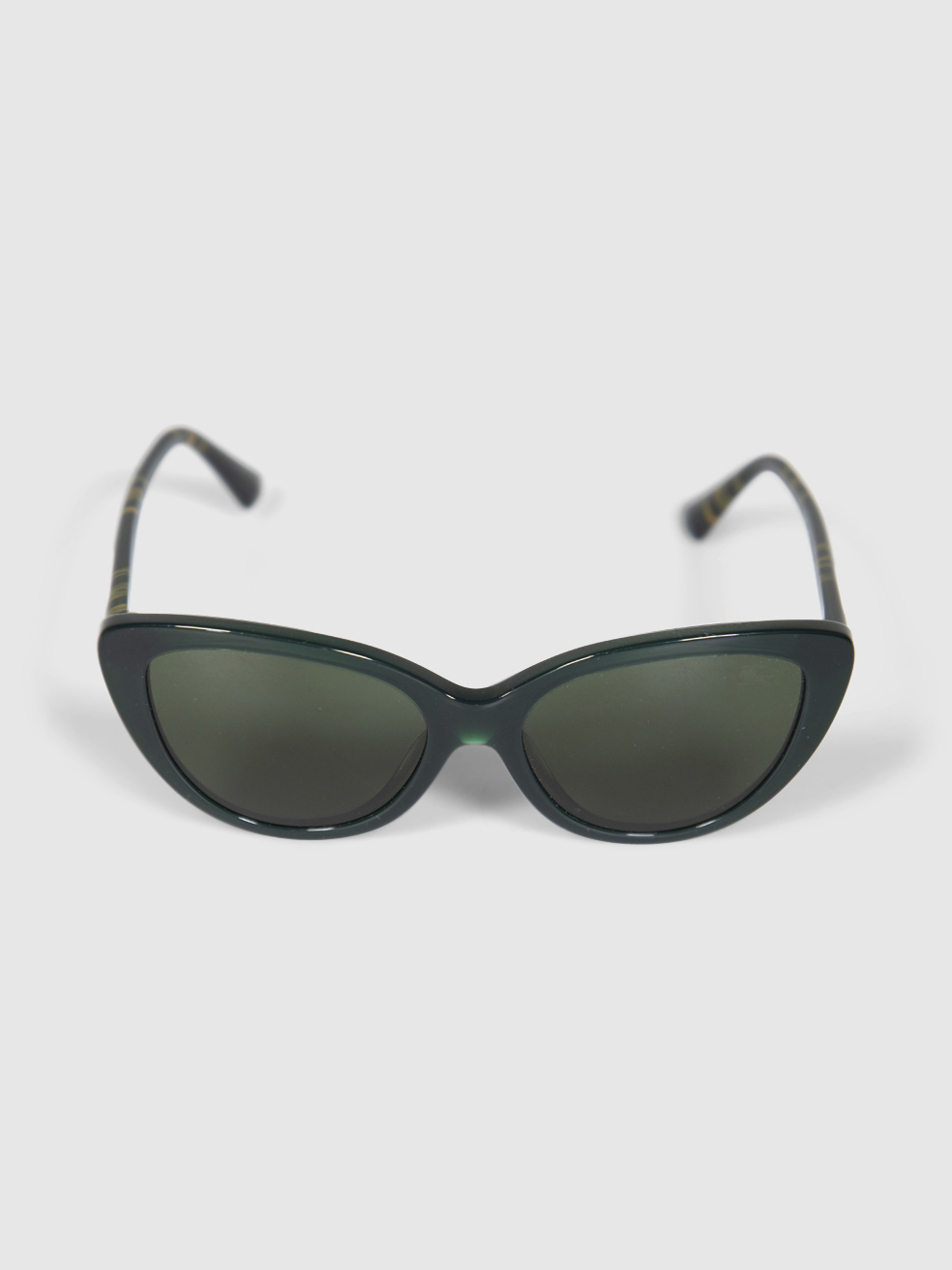 Burberry Women's Green Cat Eye Tinted Sunglasses