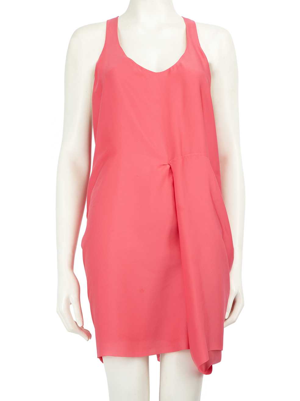 Acne Studios Pre-Owned Pink Drape Sleeveless Mini Dress