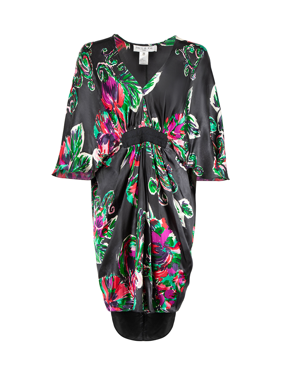 Paul & Joe Pre-Owned Floral V-Neck Mini Dress