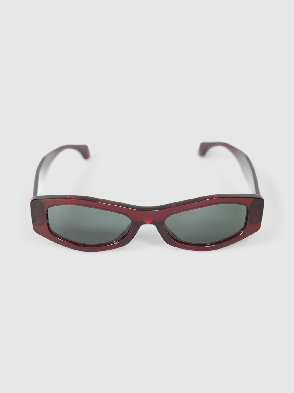 Versace Women's Red Rectangle Sunglasses