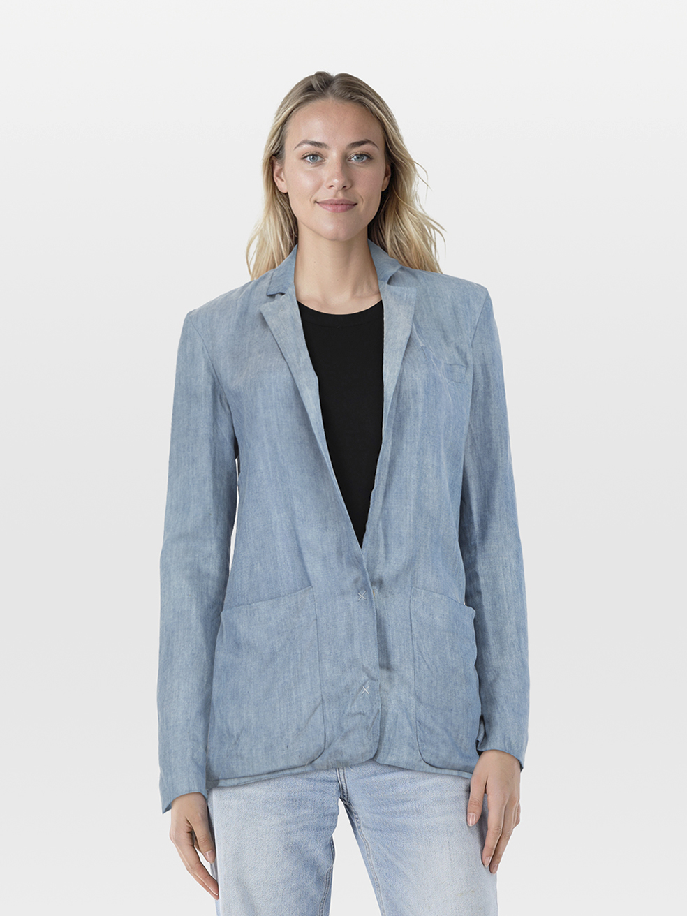 Acne Studios Pre-Owned Blue Long Sleeve Blazer
