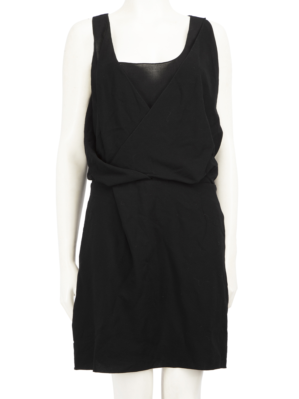 Chloé Pre-Owned Black Wool Sleeveless Mini Dress