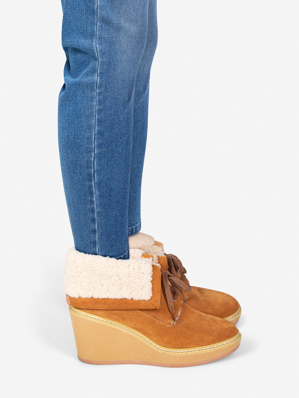 Chloé Pre-Owned See By Chloé Brown Shearling Suede Snow Boots