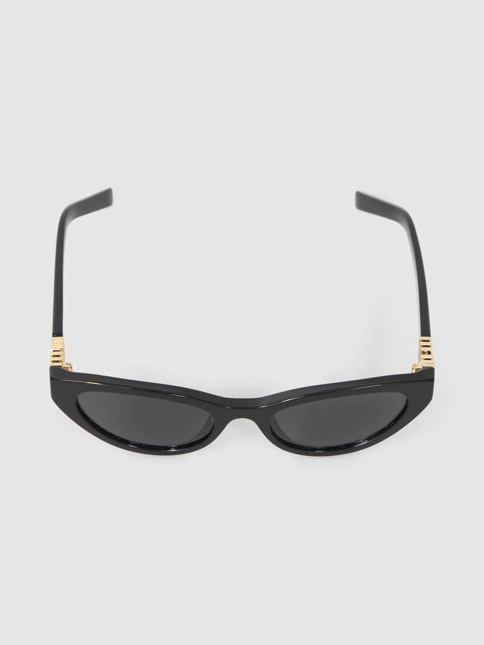 Miu Miu Black Butterfly Logo Sunglasses