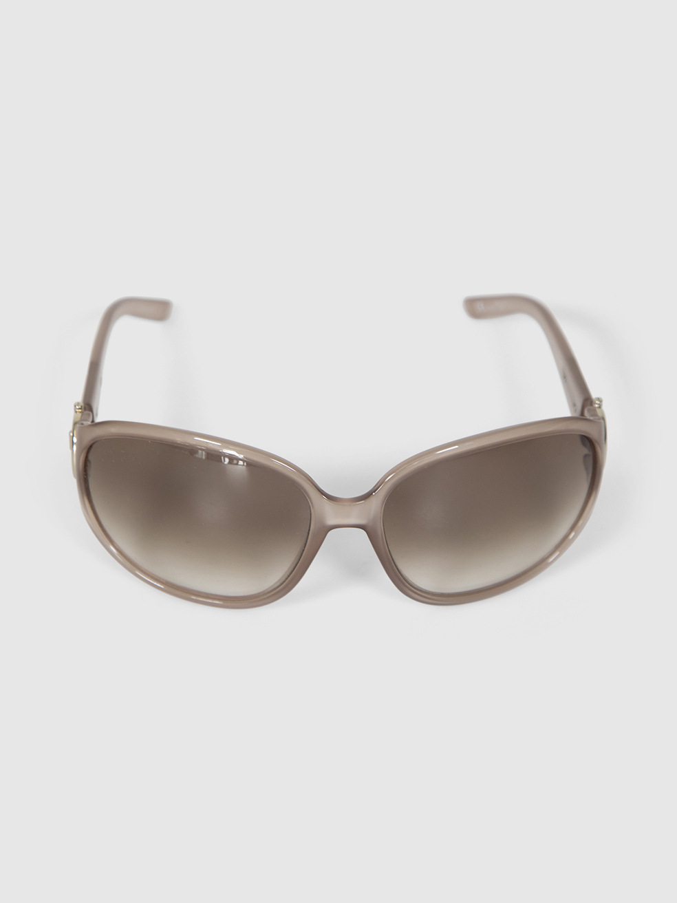 Gucci Brown Gradient Rectangle Sunglasses