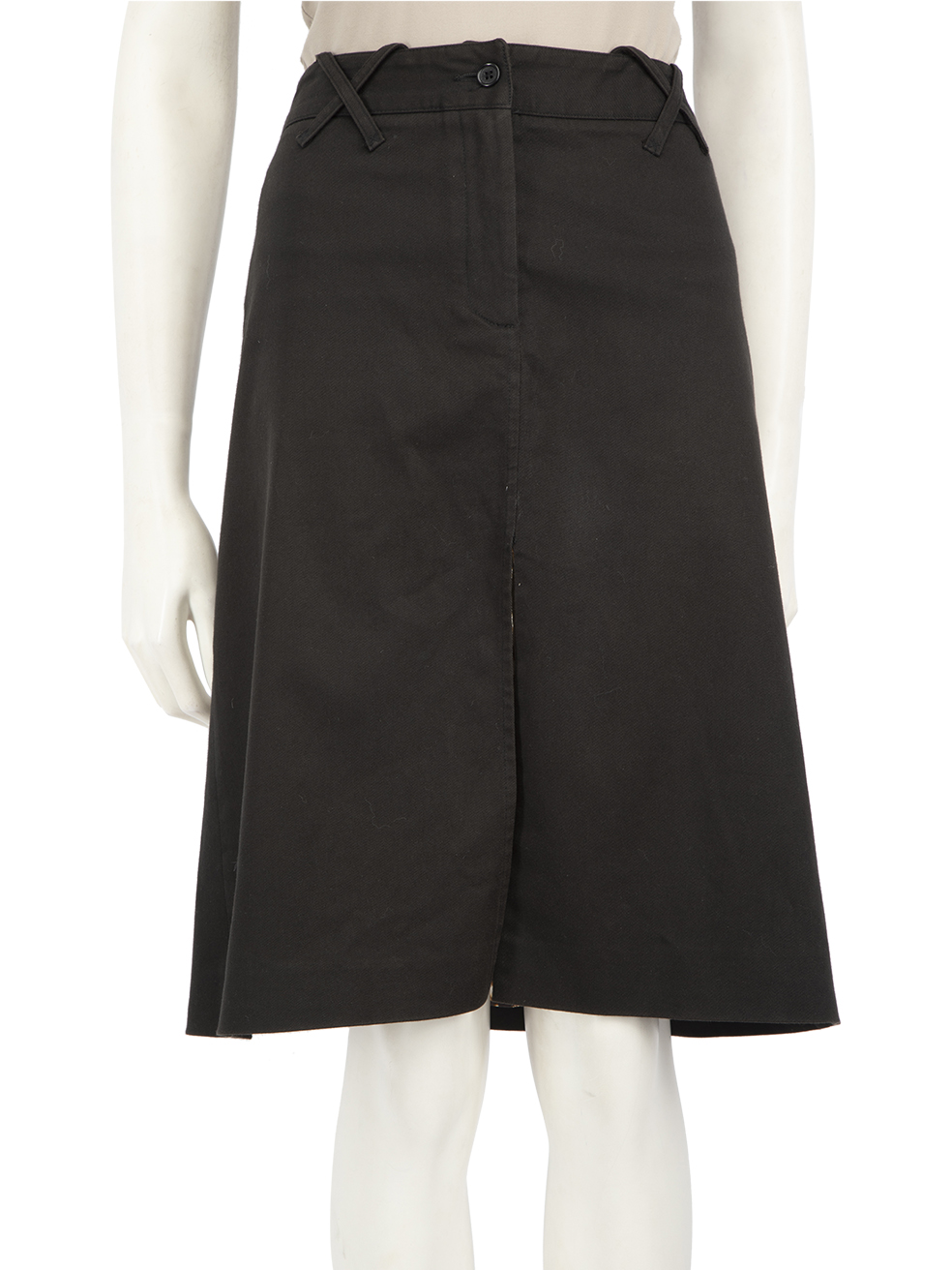 Dolce & Gabbana Pre-Owned Black Front Slit Skirt