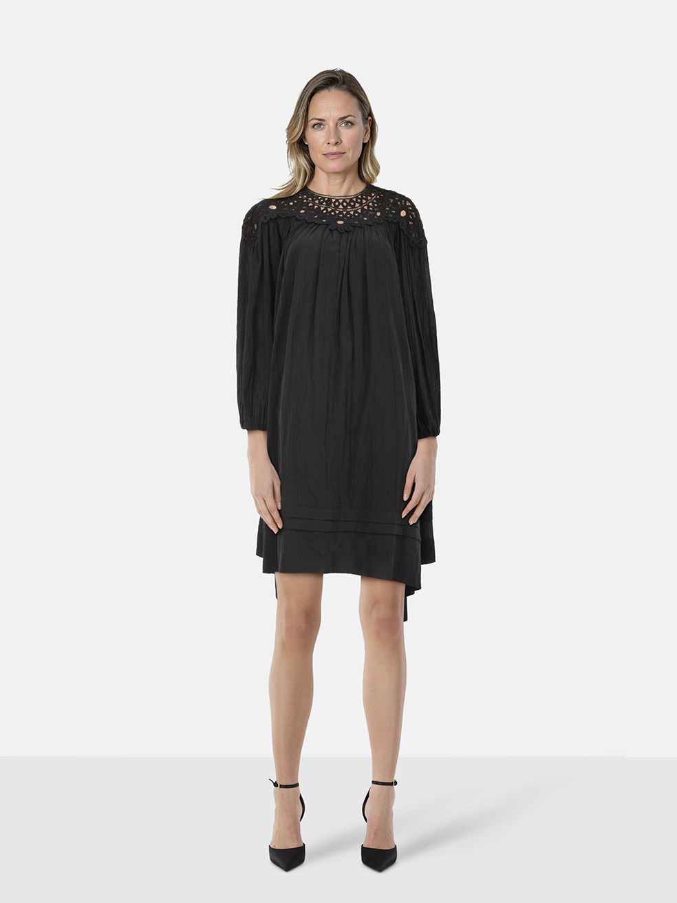 Isabel Marant Black Lace Trim Dress