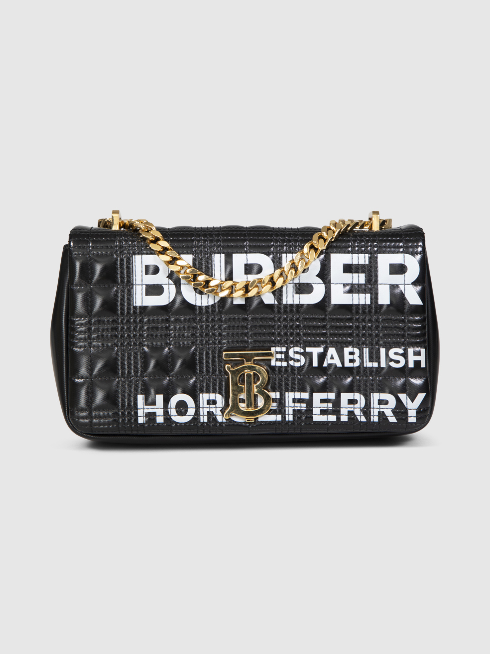Burberry Women's Black Horseferry Lola Bag