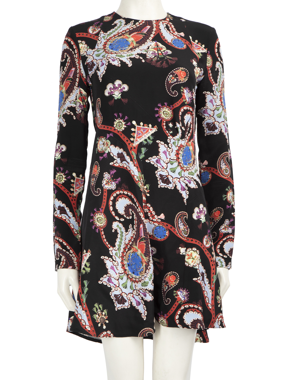 Mary Katrantzou Pre-Owned Paisley Print Long Sleeve Dress