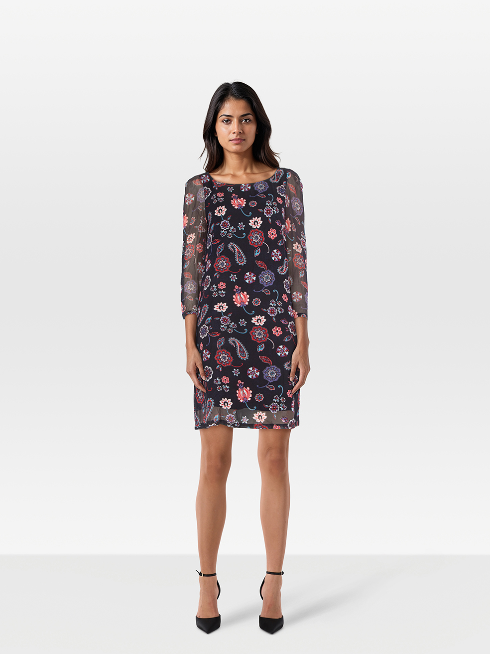 Claudie Pierlot Pre-Owned Paisley & Floral Print Dress