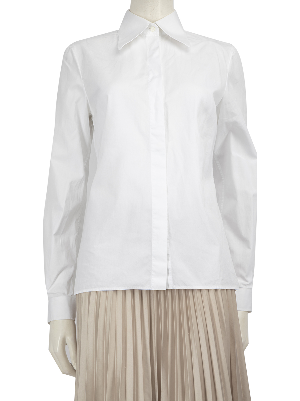 Dolce & Gabbana Pre-Owned White Tie Collar Shirt