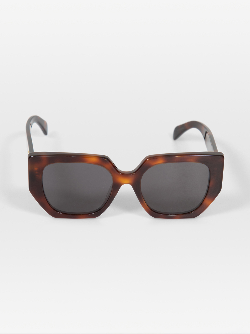 Céline Brown Tortoiseshell Triomphe Sunglasses