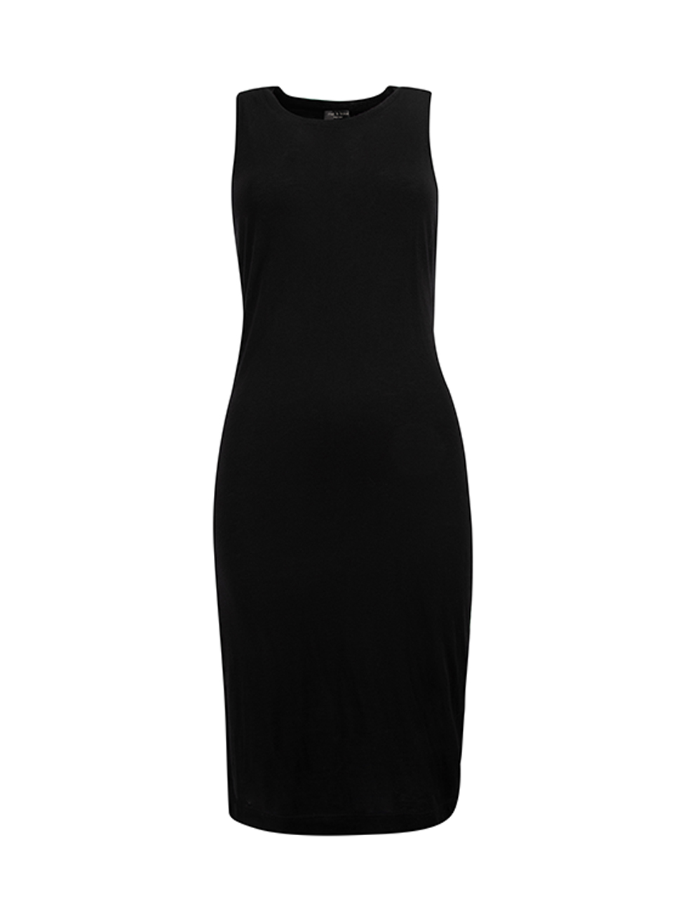 Rag & Bone Pre-Owned Black Wrap Back Knee-Length Dress
