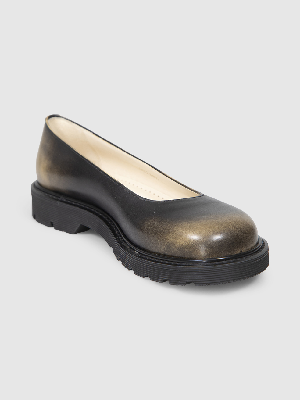 Loewe Black Leather Blaze Ballerina Flats
