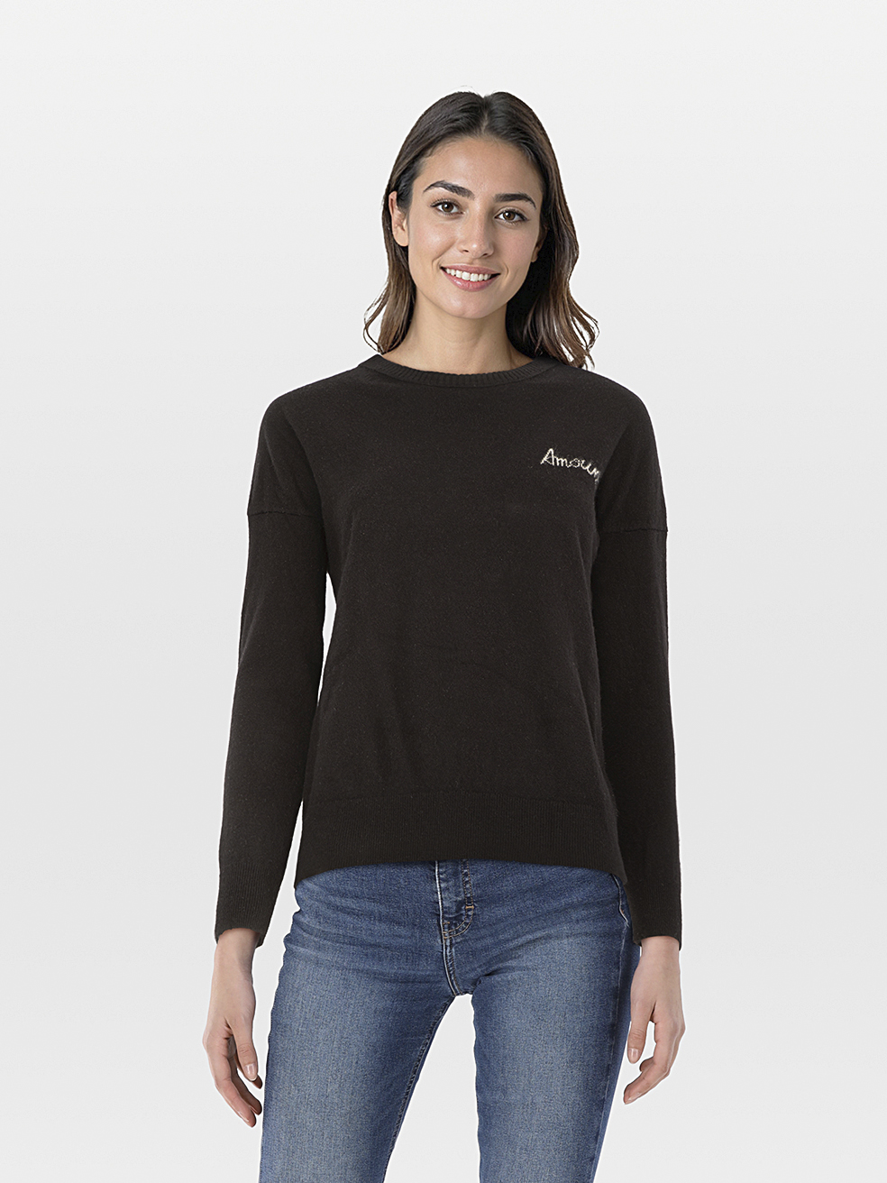 Zadig & Voltaire Pre-Owned Black Wool Knit Amour Jumper