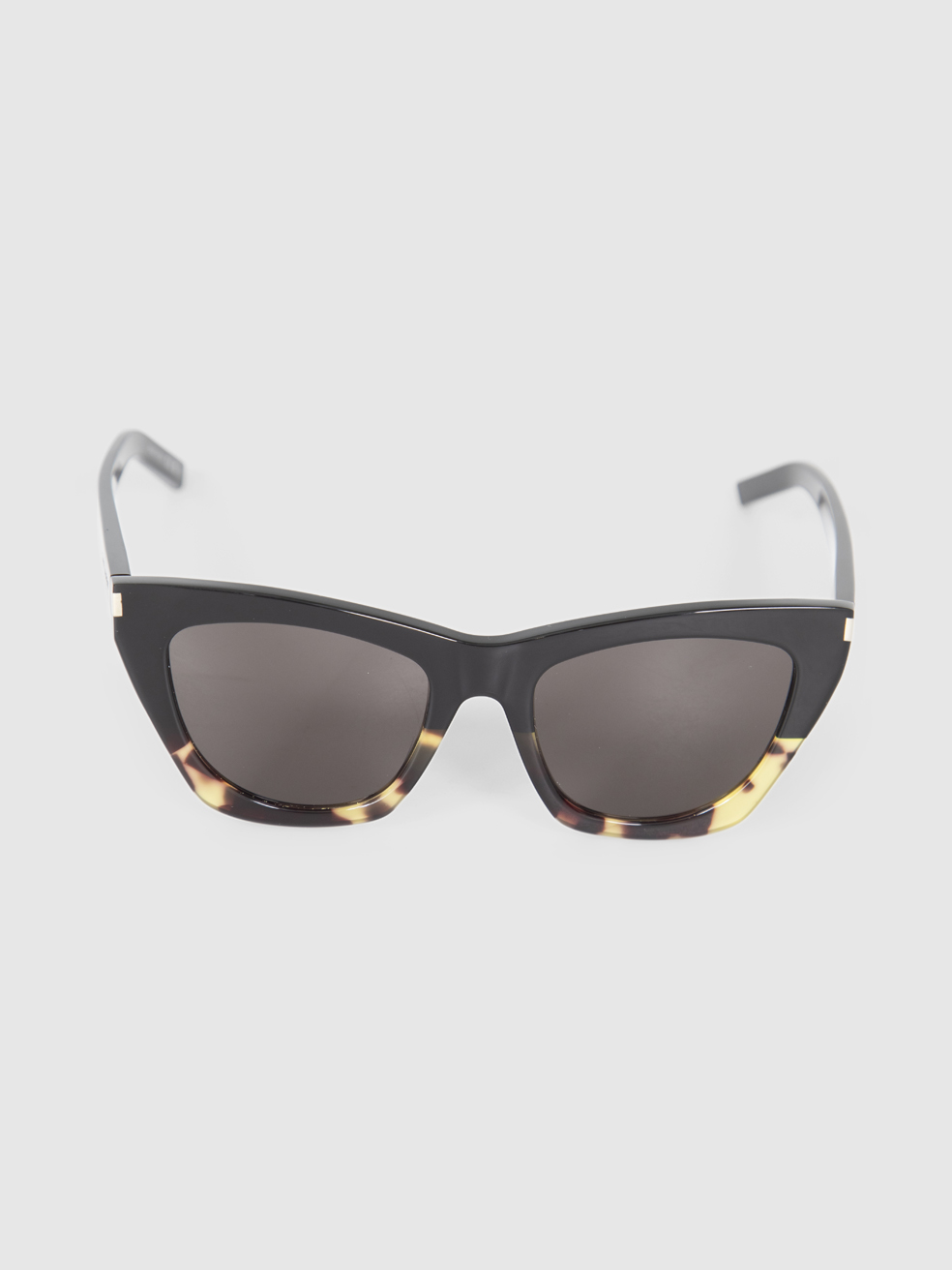 Saint Laurent Black & Havana Cat Eye Sunglasses