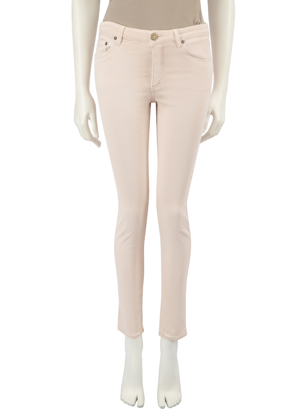 Acne Studios Pre-Owned Dusty Pink Denim Skinny Jeans