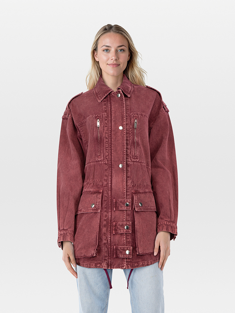 Isabel Marant Pre-Owned Isabel Marant Étoile Purple Denim Joanna Jacket