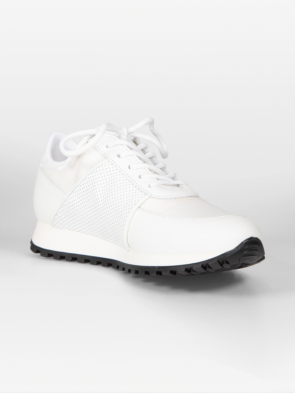 Giuseppe Zanotti White Leather Jimi Running Trainers
