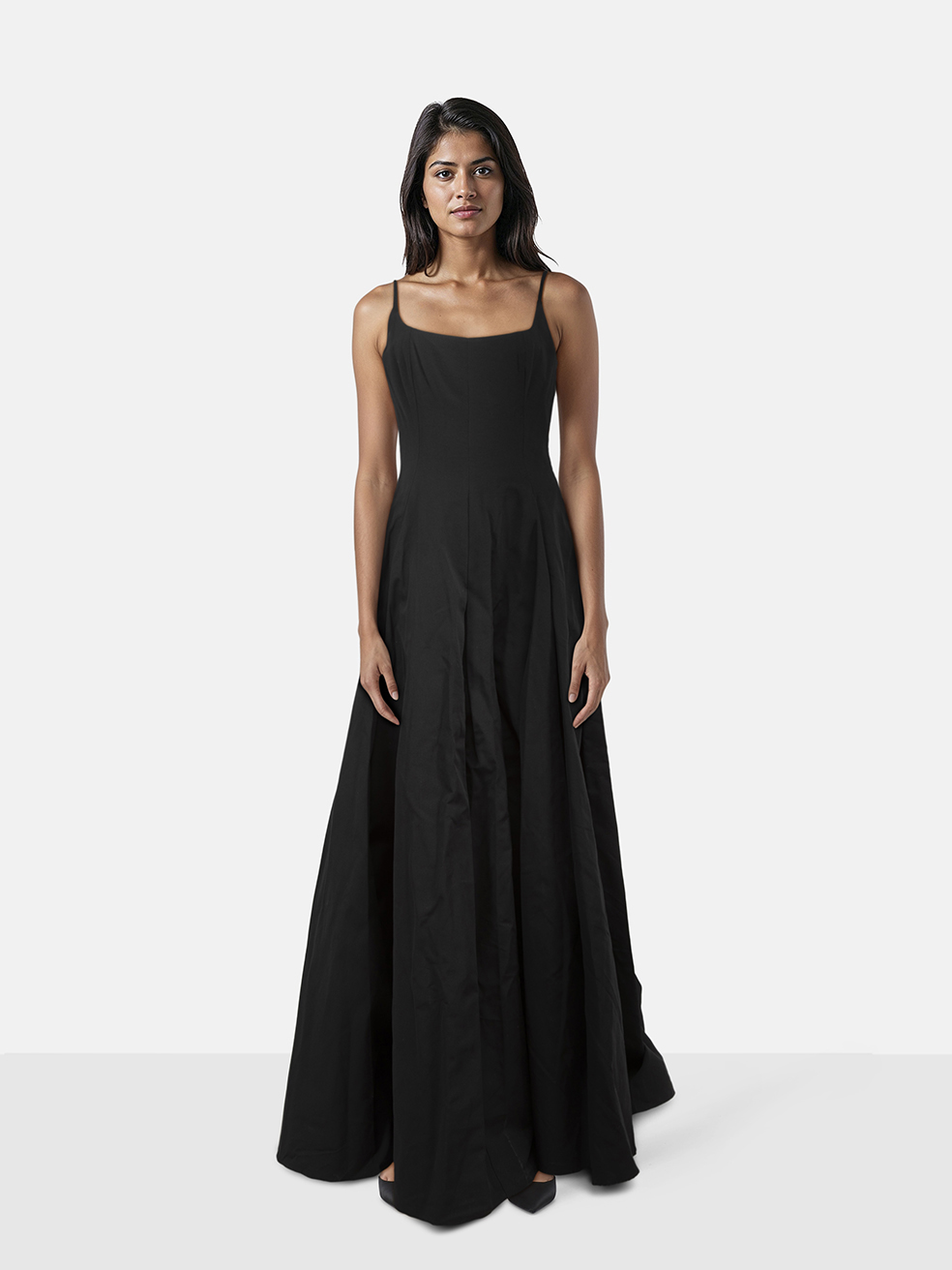 STAUD Black Maxi Joy Dress