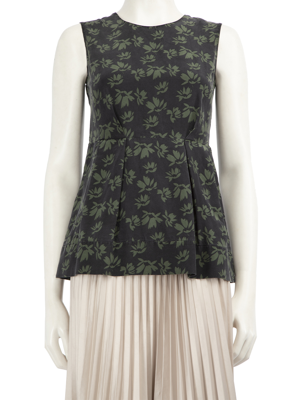 Marni Pre-Owned Silk Floral Pattern Tank Top