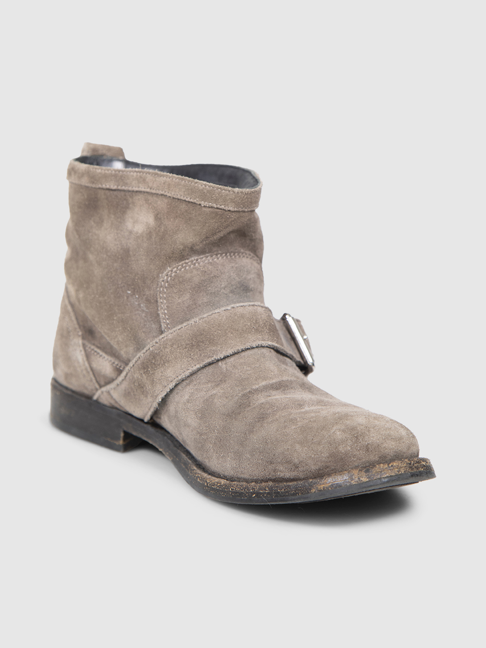 Burberry Women's Brown Suede Ankle Buckled Boots