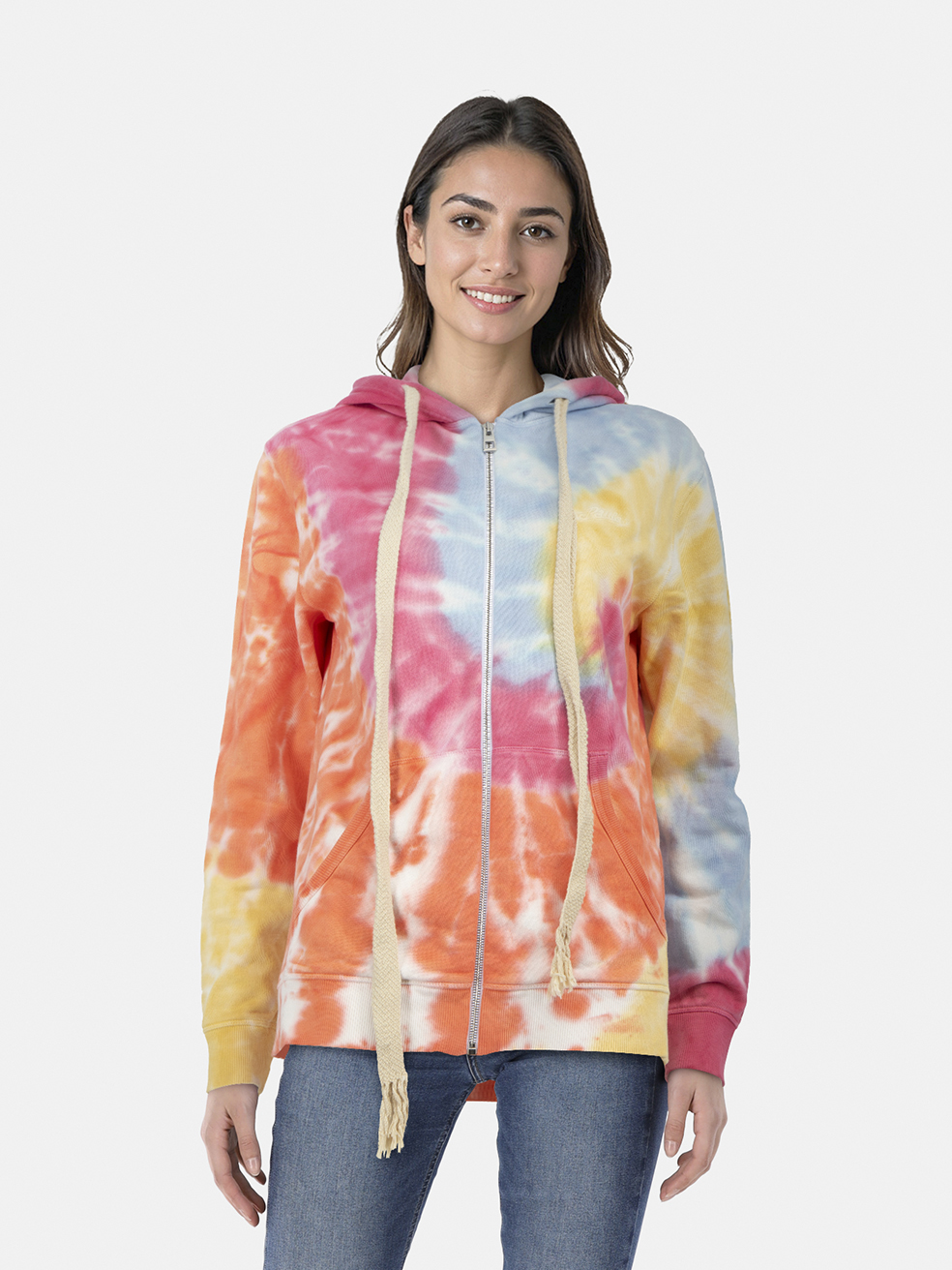 Loewe Loewe x Paula's Ibiza Tie Dye Zipped Hoodie