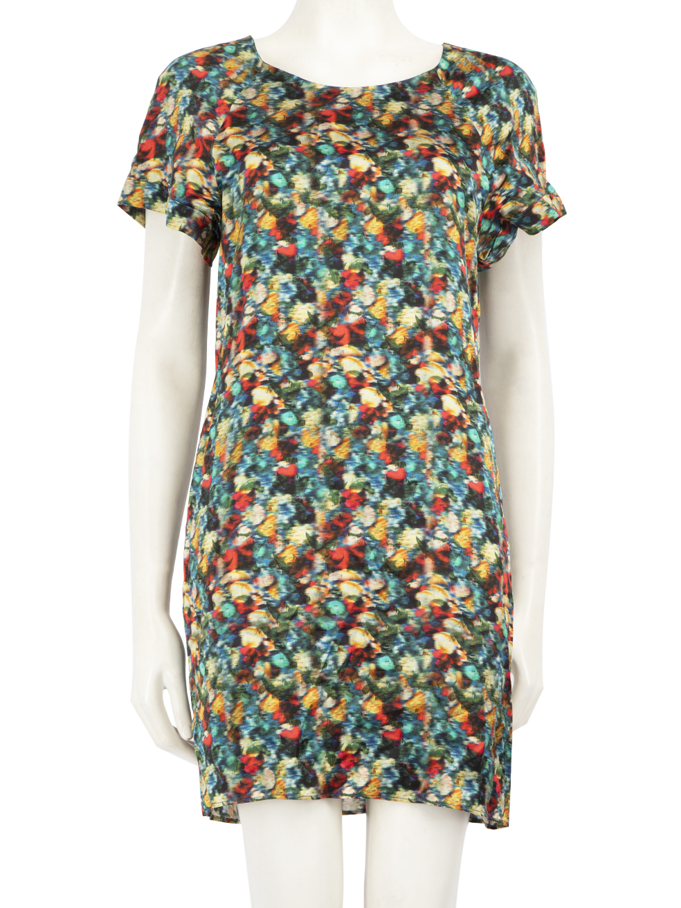 Erdem Pre-Owned Abstract Mini Short Sleeve Dress