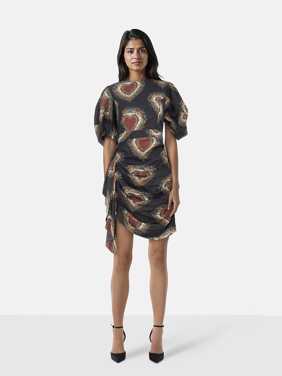Rhode Heart Print Mini Dress