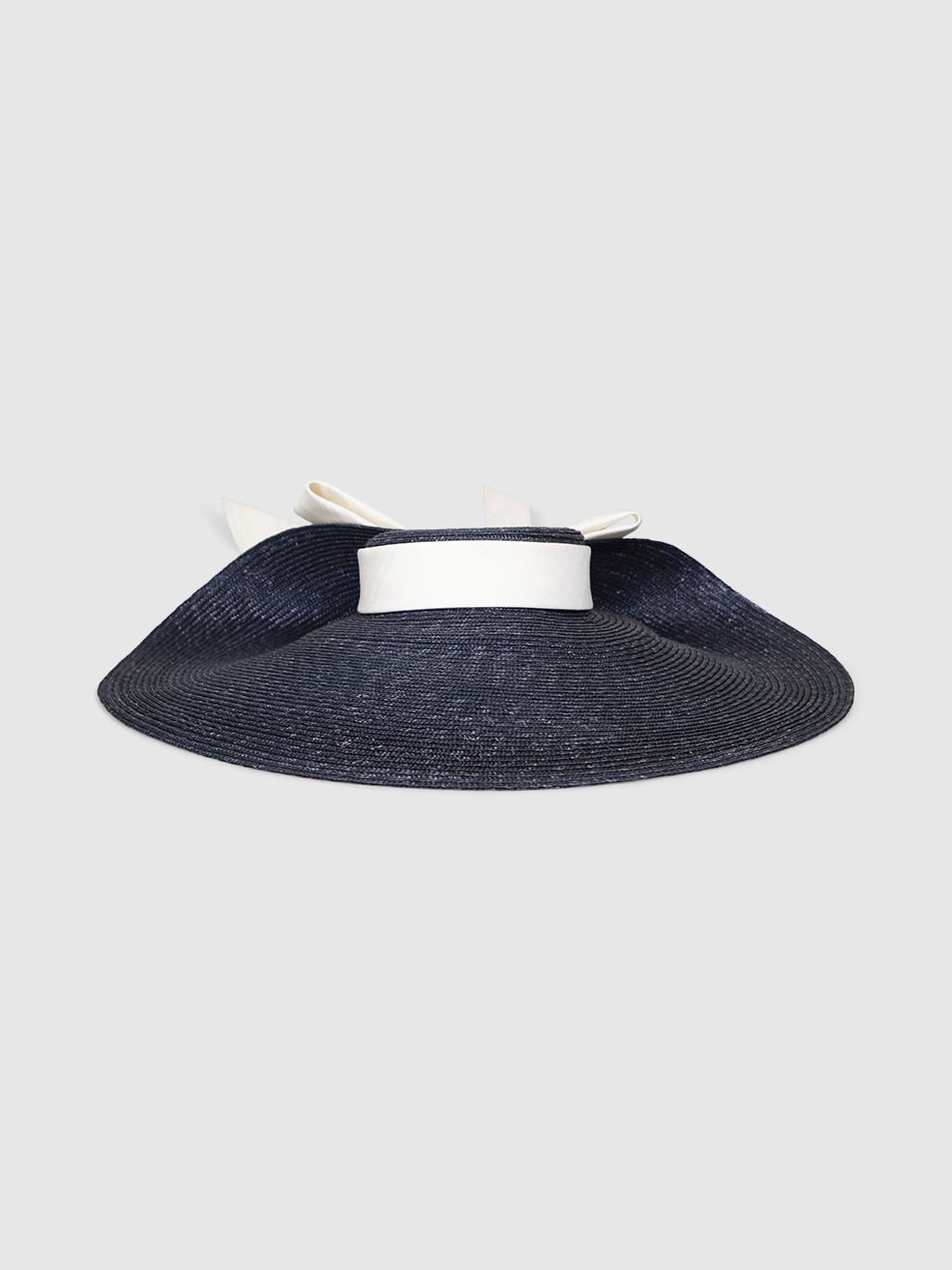 Lock & Co. Hatters Lady Grey Navy Wide Brim Hat