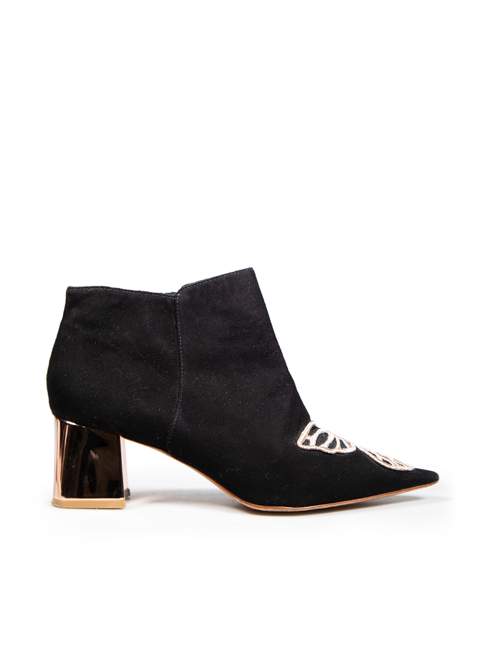 Sophia Webster Pre-Owned Black Suede Butterfly Ankle Boots