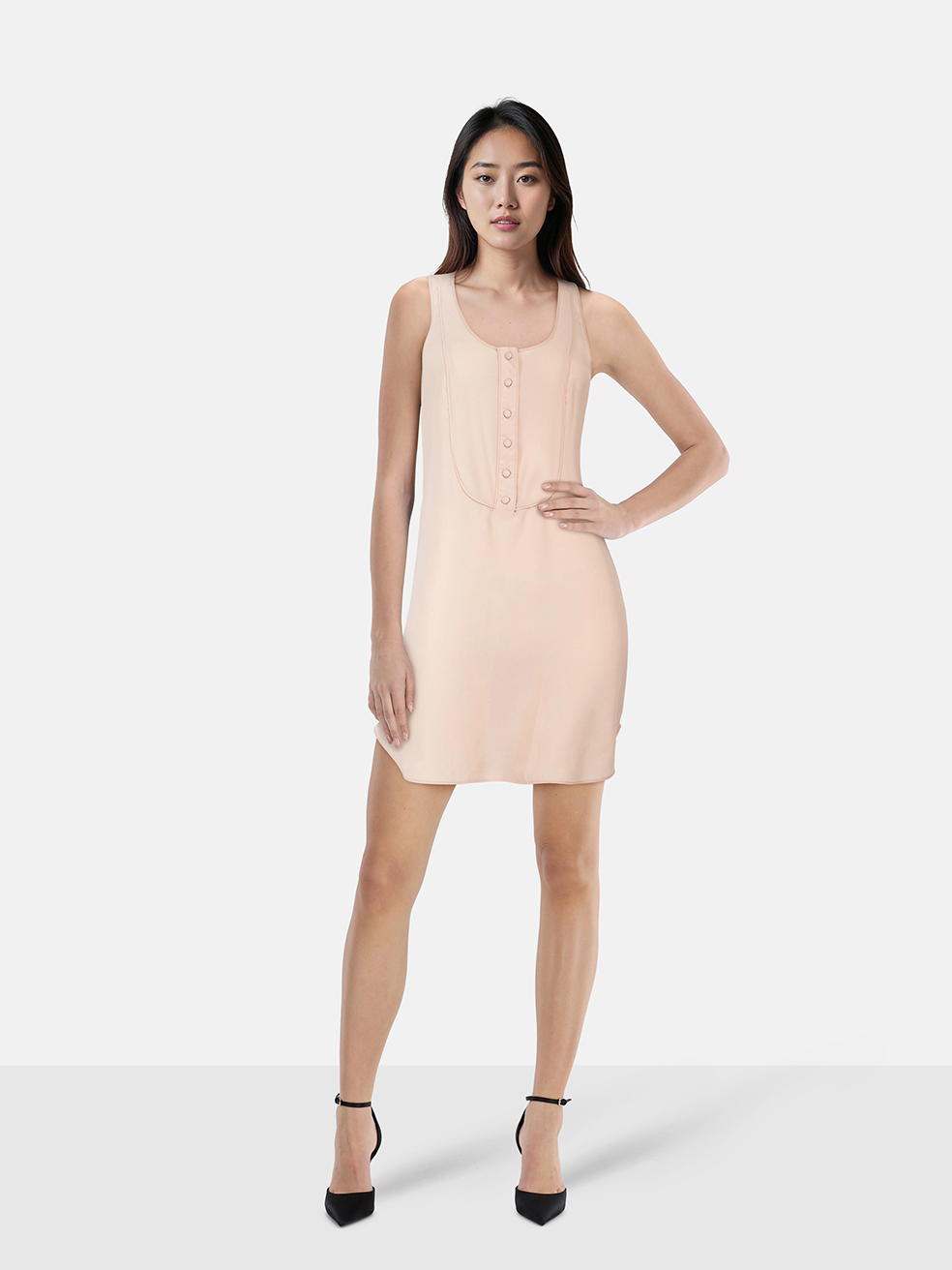Stella McCartney Pink Silk Slip Dress
