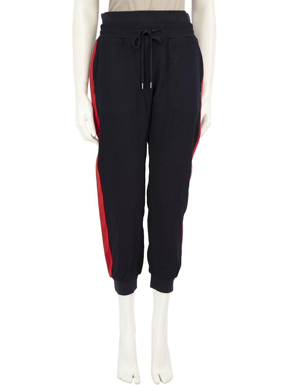 Alexander McQueen Pre-Owned Navy Double Waistband Joggers