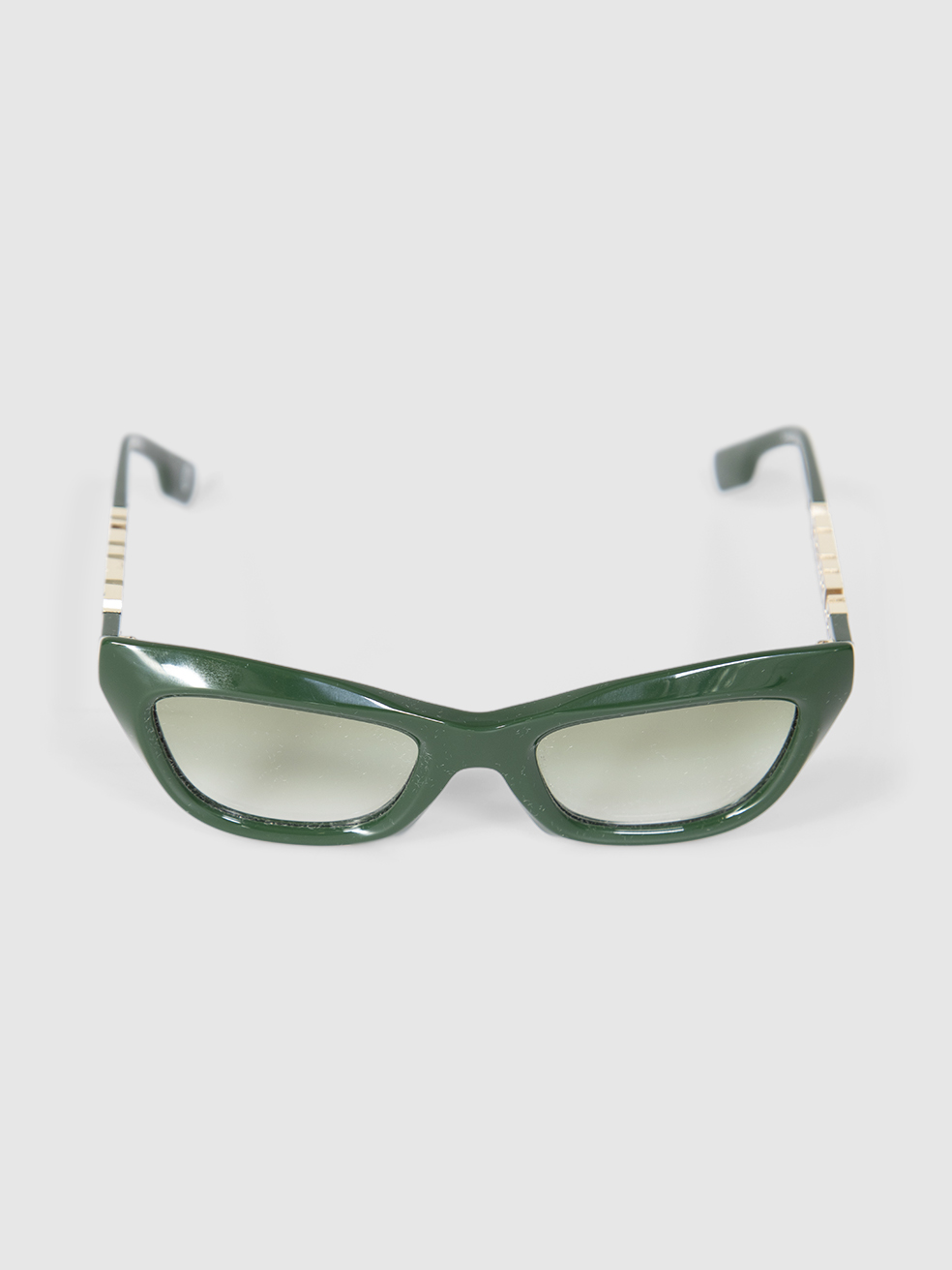 Burberry Women's Green Cat Eye Sunglasses