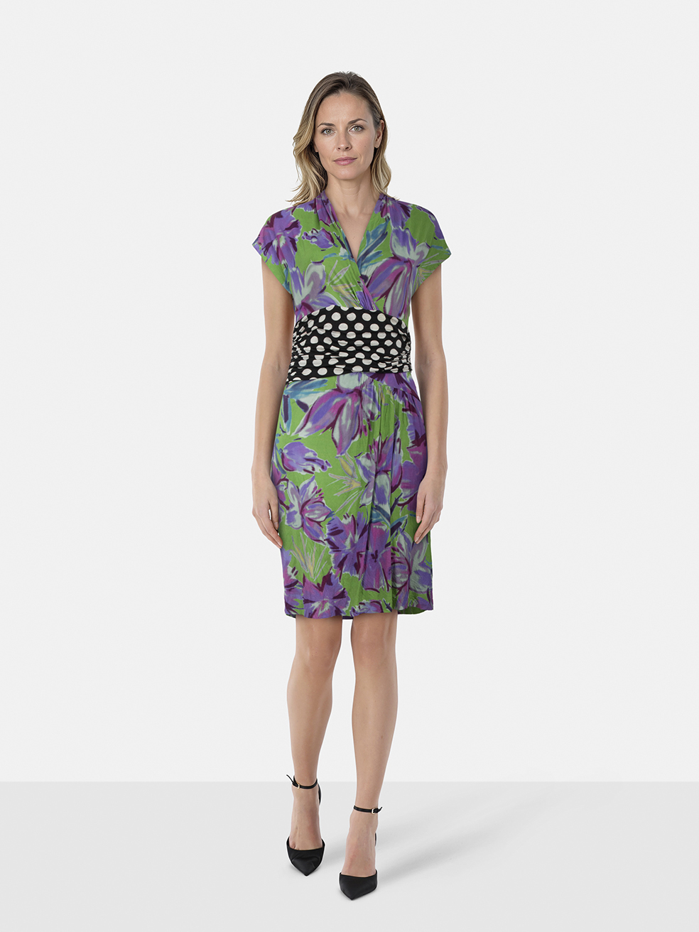 Etro Floral Multi Pattern Dress