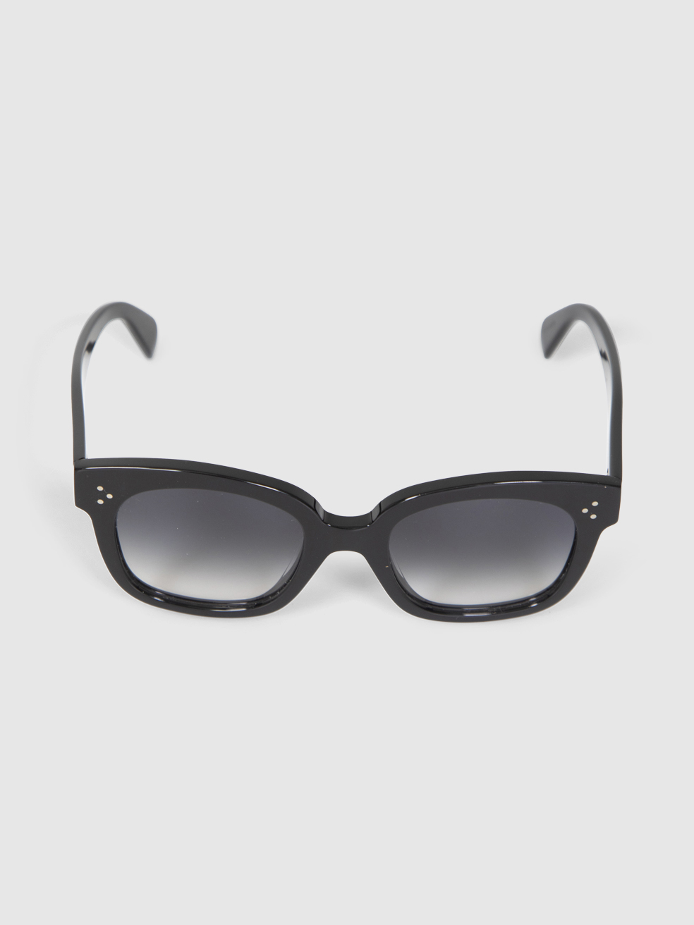 C�line Black Oversized Square Sunglasses
