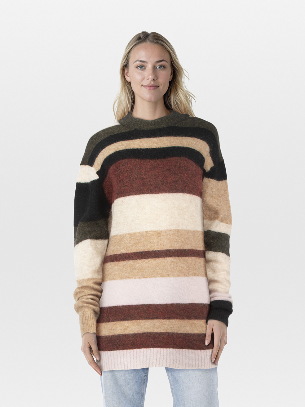 Acne Studios Pre-Owned Stripe Pattern Knit Jumper
