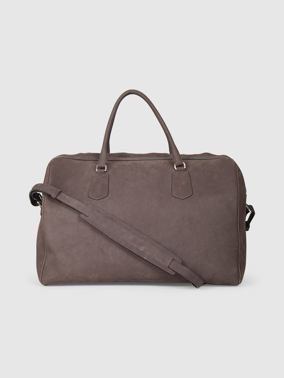 The Row Brown Suede Iowa Tote Bag