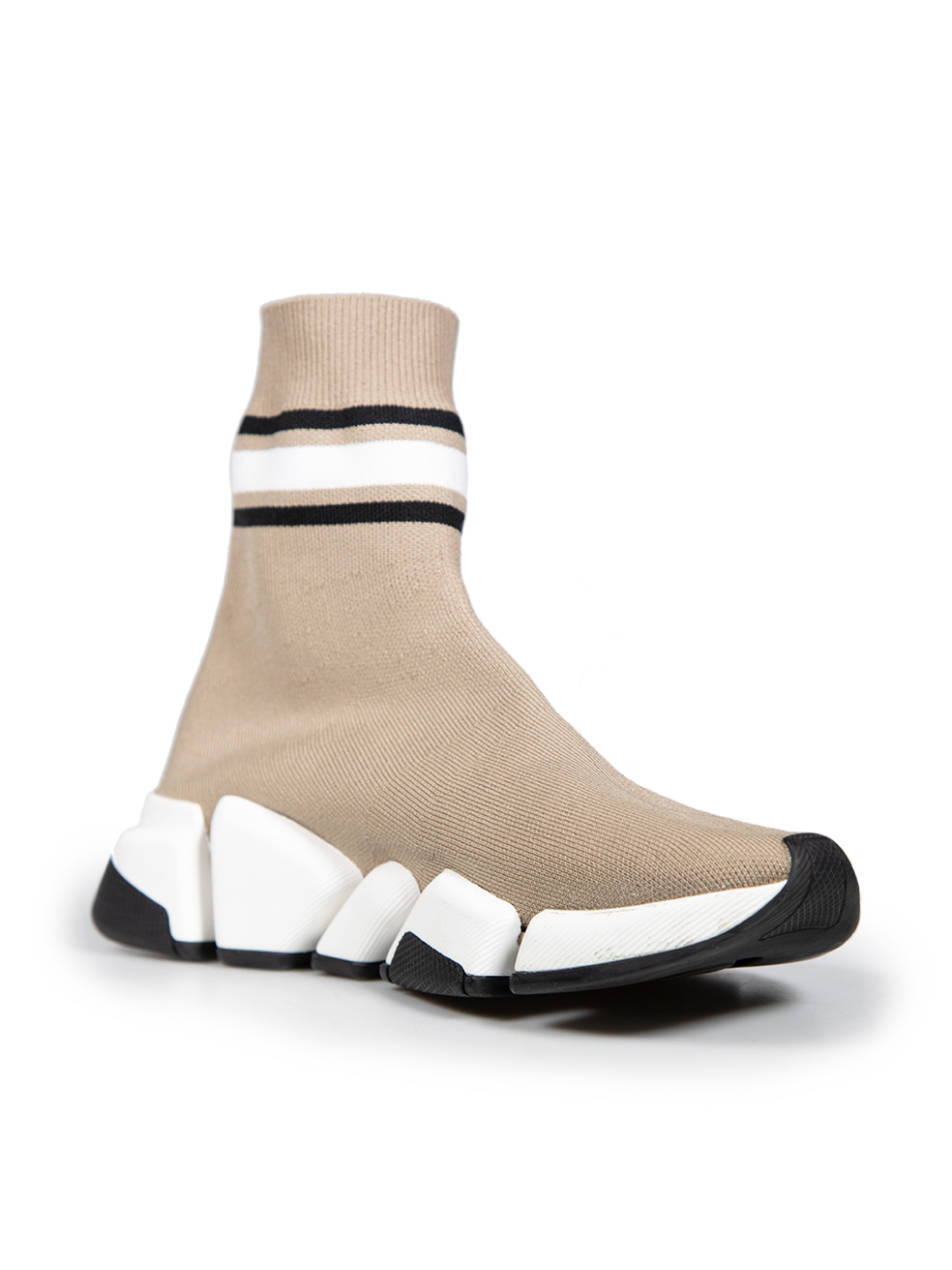 Balenciaga Women's Beige Speed 2.0 Sock Trainers