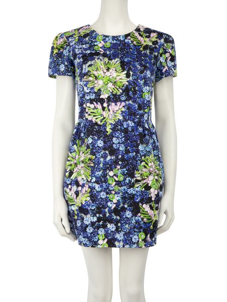 Mary Katrantzou Pre-Owned Floral Bead Print Mini Dress