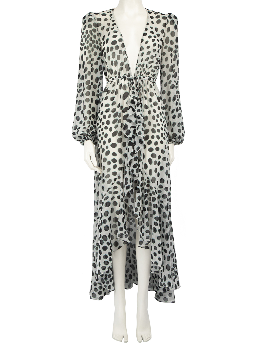 PatBO Pre-Owned Polkadot Pattern Midi Dress