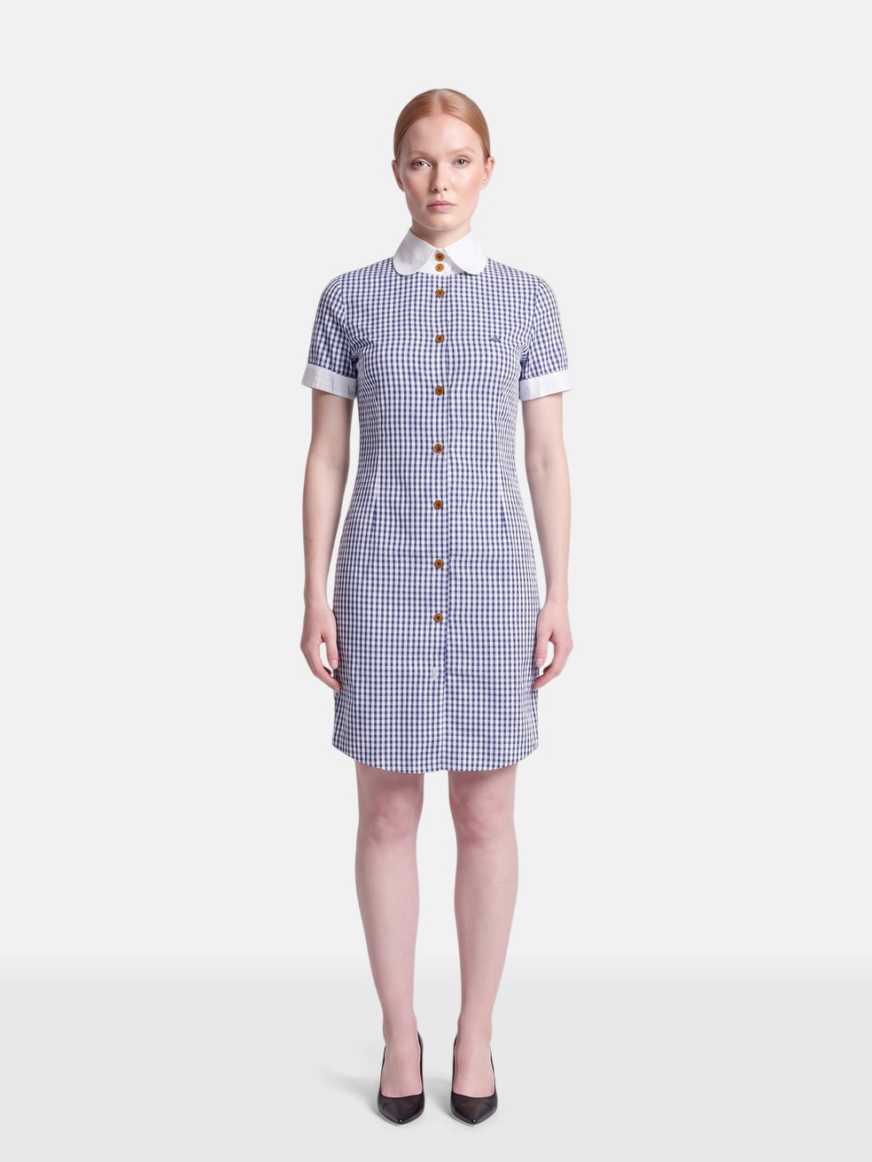 Vivienne Westwood Blue Gingham Mini Dress