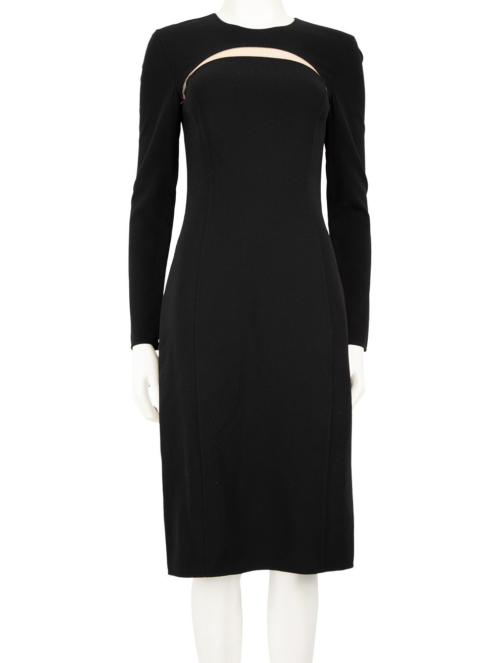Michael Kors Pre-Owned Black Wool Long Sleeve Dress