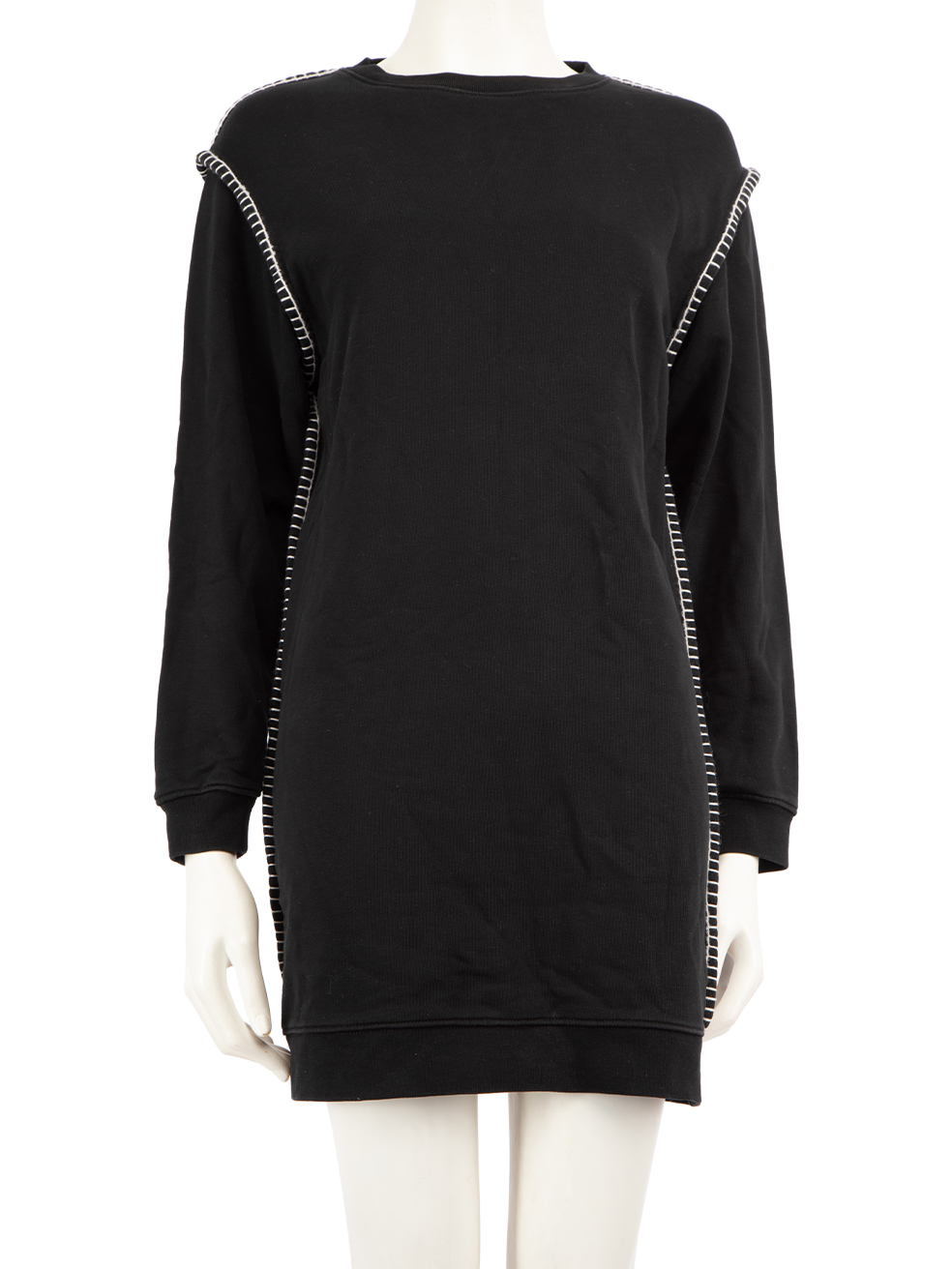 Alexander McQueen Pre-Owned Black Wide Stitch Jumper Dress