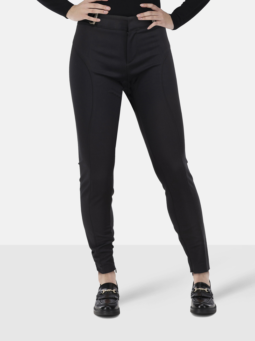 Gucci Black Horsebit Buckle Trousers