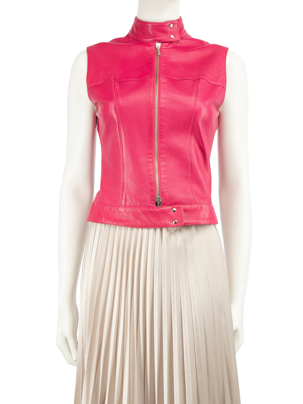 Joseph Pre-Owned Pink Leather Vest