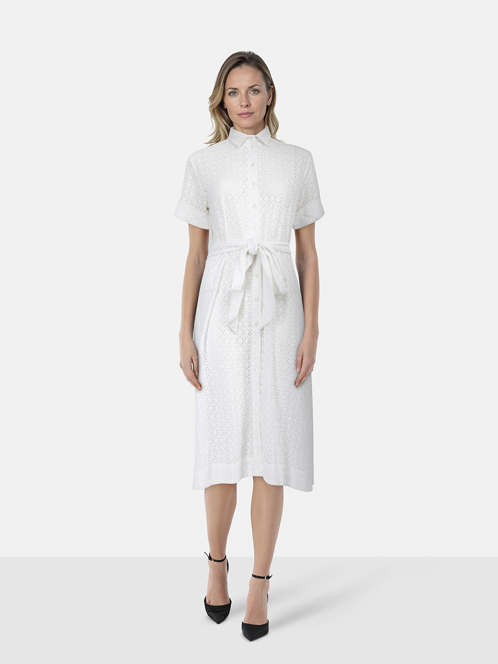 Lisa Marie Fernandez White Broderie Summer Dress